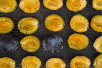 fresh plums