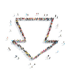 people  shape  arrow  cartoon