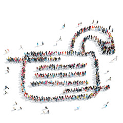 people shape  lock  cartoon