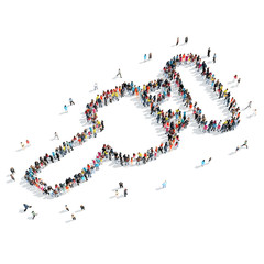  people  shape  electrical plug cartoon