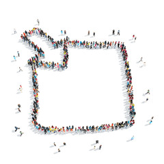 people  shape  sheet cartoon