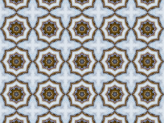 Abstract decorative background kaleidoscope