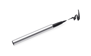Eyeliner and stroke isolated on white 