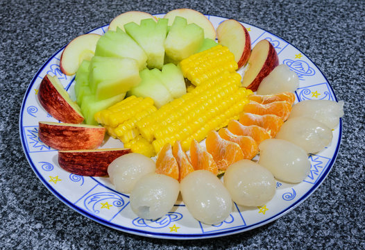 A fruit plate
