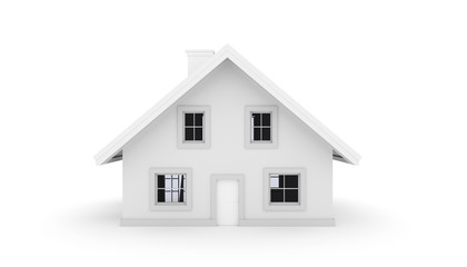 House. 3D rendering illustration