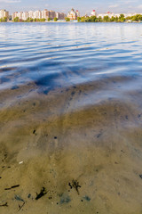 Obolon Skyline Close to the Dnieper River in Kiev