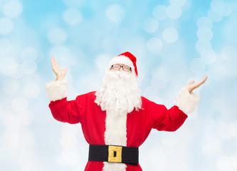 man in costume of santa claus