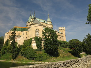 Obraz premium Bojnice romantic royal castle, Slovakia