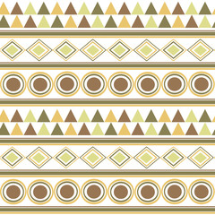 seamless vector geometric tribal pattern background illustration