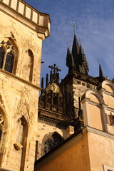 Fototapeta na wymiar Prague old town architecture