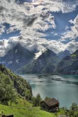 Fototapeta na wymiar Swiss panorama