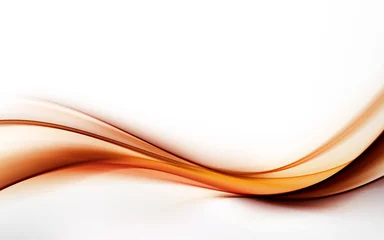 Crédence de cuisine en verre imprimé Vague abstraite élégante vague orange abstraite