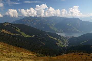 Zell am see from the top