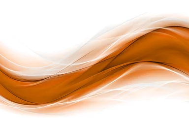 Crédence de cuisine en verre imprimé Vague abstraite fond abstrait vague orange