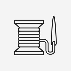 sewing line icon