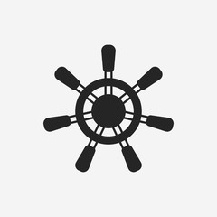 Obraz premium Rudder icon
