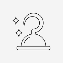 pirate hook line icon