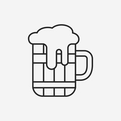 wine line icon