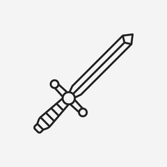 Sword line icon