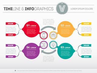 Web Template for circle diagram or presentation. Business concep