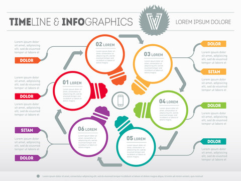 Web Template for circle diagram or presentation. Business concep