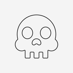 Skeleton line icon