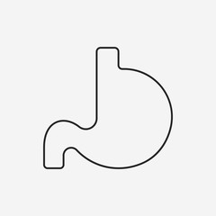 Stomach line icon
