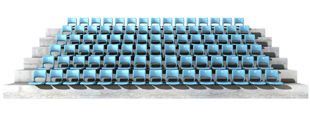 Numbered Stadium Seats © alswart