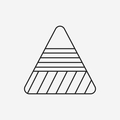 Information chart line icon