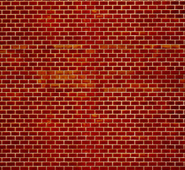 Naklejka na ściany i meble Decorative red brick wall