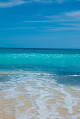 Beautiful beach on a Sunny day. The beach called Dreamland.Indonesia, Bali. April 2014.