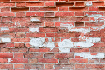 Brick texture with scratches and cracks