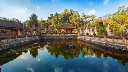 Fototapeta premium Tirta Empul Hindu Temple at Tampaksiring, Bali, Indonesia