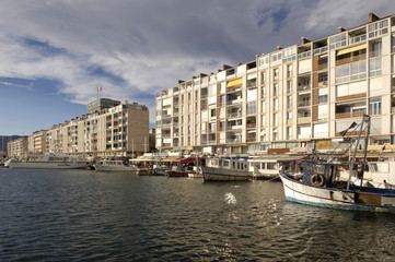 Vew of Toulon french Riviera, France
