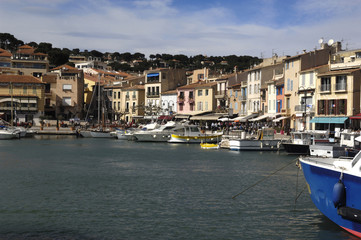View of Cassis, French Riviera, France