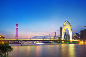 Obraz premium cable stayed bridge over a river