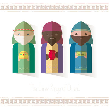 The three Kings of Orient wisemen
