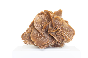 Desert rose,rock composed of gypsum, water and sand, formed in t