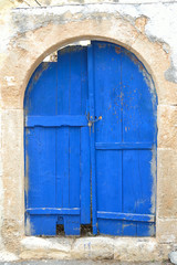 Window of an old building in Malia.