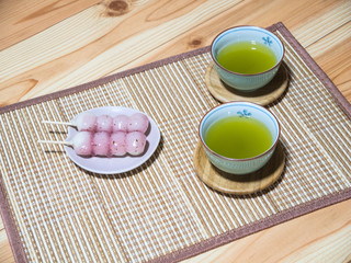 日本茶と和菓子
