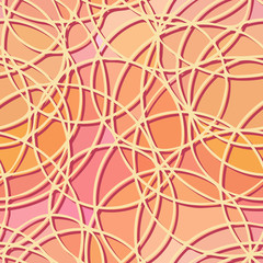 Fototapeta premium Seamless abstract pattern of circular elements.