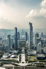 Fototapeta na wymiar panorama of skyscrapers of a modern city
