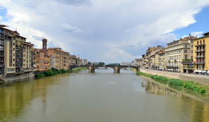 Il fiume Arno a firenze