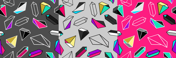 Vector seamless geometric pattern