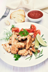 Chicken roasted meat