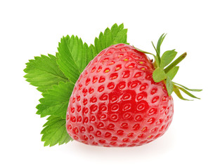 Strawberry isolated on white background