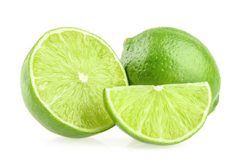Lime isolated