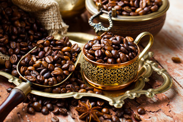 Fototapeta premium Black coffee
