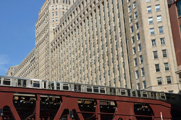 Fototapeta premium Merchandise Mart Train