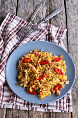 Rice with minced meat